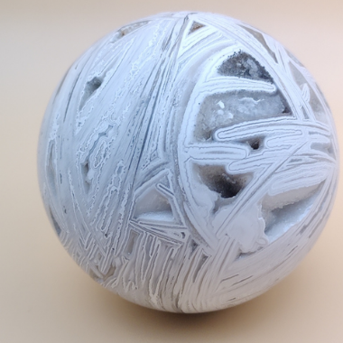 Hvid Mexico Bånd Agat