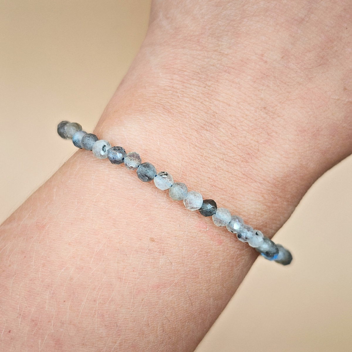 Labradorit Armbånd Facetslebet