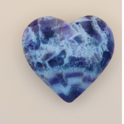 Drmme Ametyst/Chevron Hjerte