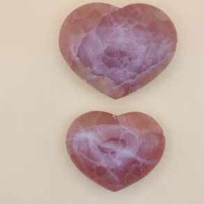 Rose Calcit hjerte
