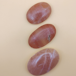 Rose Calcit Palm sten