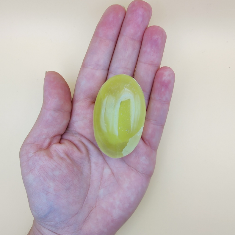 Lemon Calcit Palm