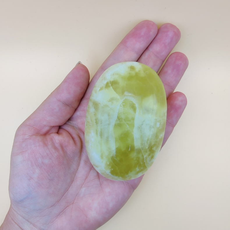 Lemon Calcit Palm