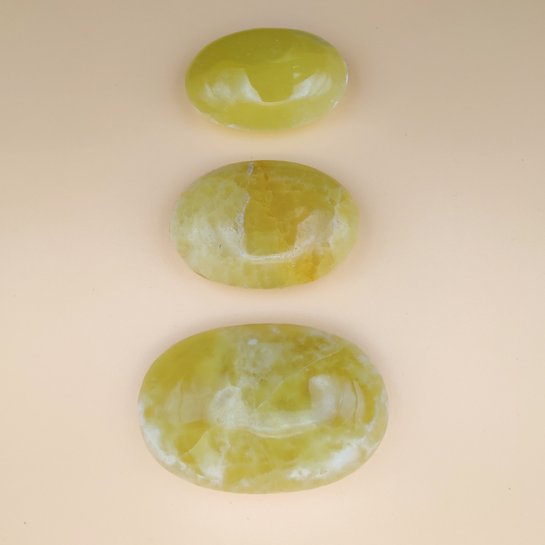 Lemon Calcit Palm