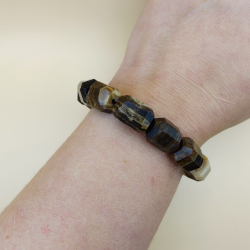 Chokolade Calcit Armbnd