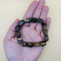 Chokolade Calcit Armbnd