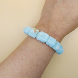 Caribisk Calcit Armbnd