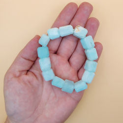 Caribisk Calcit Armbnd