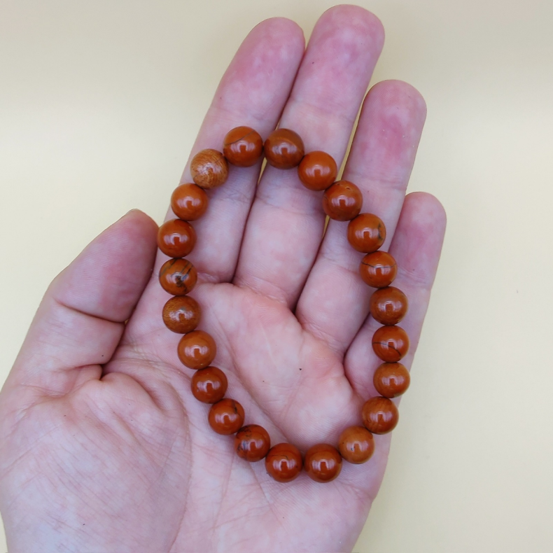 R�d Jasper Armb�nd 8mm