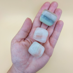 Stribet Onyx Lommesten