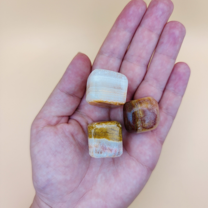 Fersken Onyx Lommesten