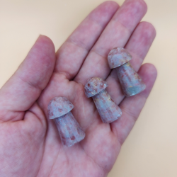 Mini Svampe i Calcit