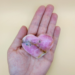 Pink Aragonit Hjerte