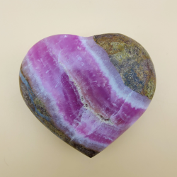 Pink Aragonit Hjerte