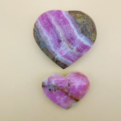 Pink Aragonit Hjerte