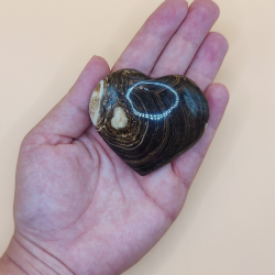 Chokolade Calcit hjerte