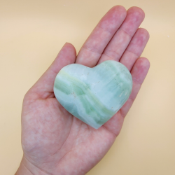 Pistacie Calcit Hjerte