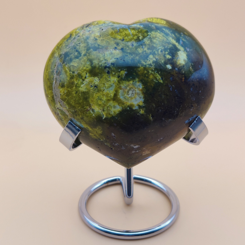 Gr�n Opal Hjerte