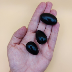 Sort Obsidian Lommesten