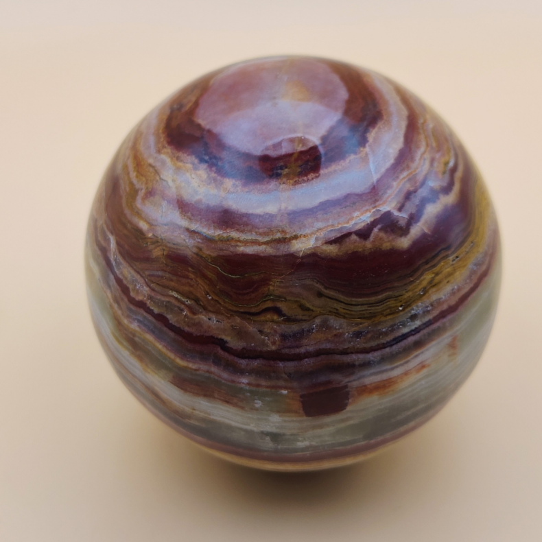 Dyb Gr�n Onyx Kugle