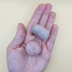 Pink Aragonit Lommesten
