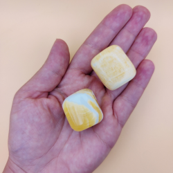 Gul Calcit Lommesten