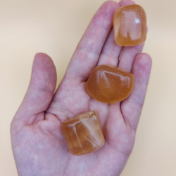 Honning Calcit Lommesten