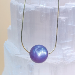 Chakra Harmoni Kollektion, Lilla Mica Gem Perle