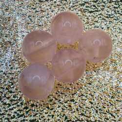 Chakra Harmoni Kollektion, Rosakvarts Gem Perle