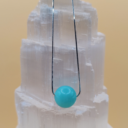 Chakra Harmoni Kollektion, Amazonit Gem Perle