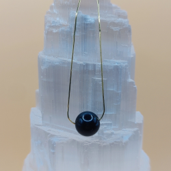 Chakra Harmoni Kollektion, Sort Obsidian Gem Perle