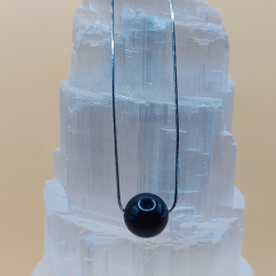 Chakra Harmoni Kollektion, Sort Obsidian Gem Perle