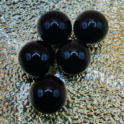 Chakra Harmoni Kollektion, Sort Obsidian Gem Perle