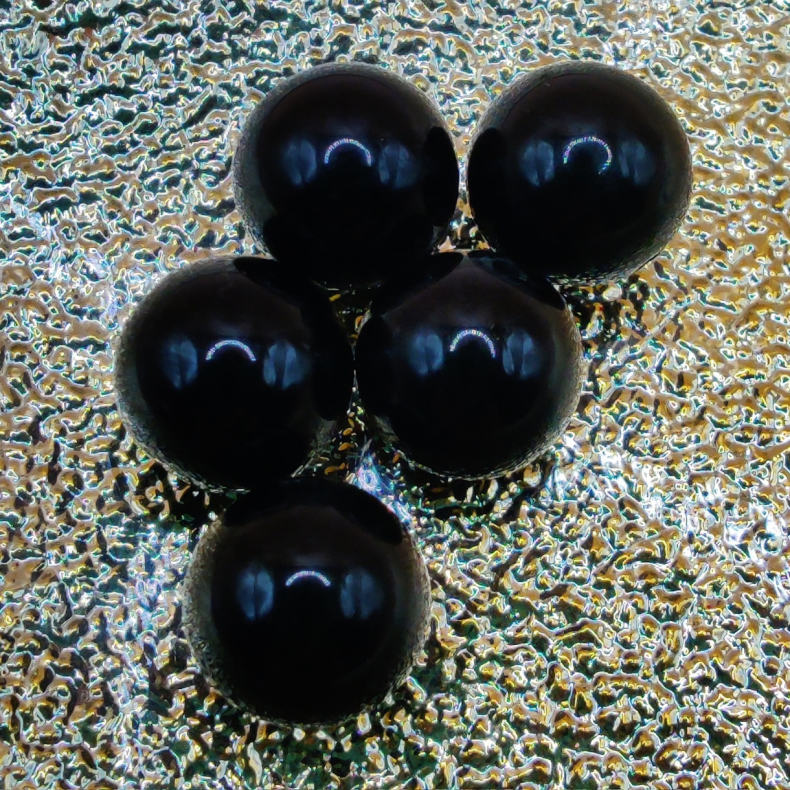 Chakra Harmoni Kollektion, Sort Obsidian Gem Perle