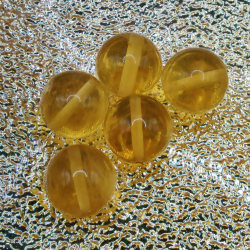 Chakra Harmoni Kollektion, Gul Fluorit Gem Perle