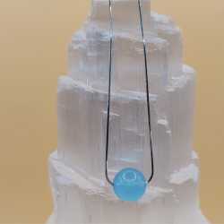 Chakra Harmoni Kollektion, Akvamarin Gem Perle