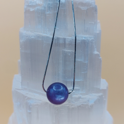 Chakra Harmoni Kollektion, Lilla Mica Gem Perle