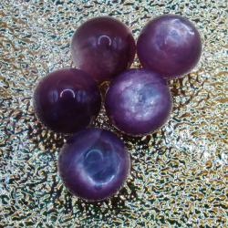 Chakra Harmoni Kollektion, Lilla Mica Gem Perle