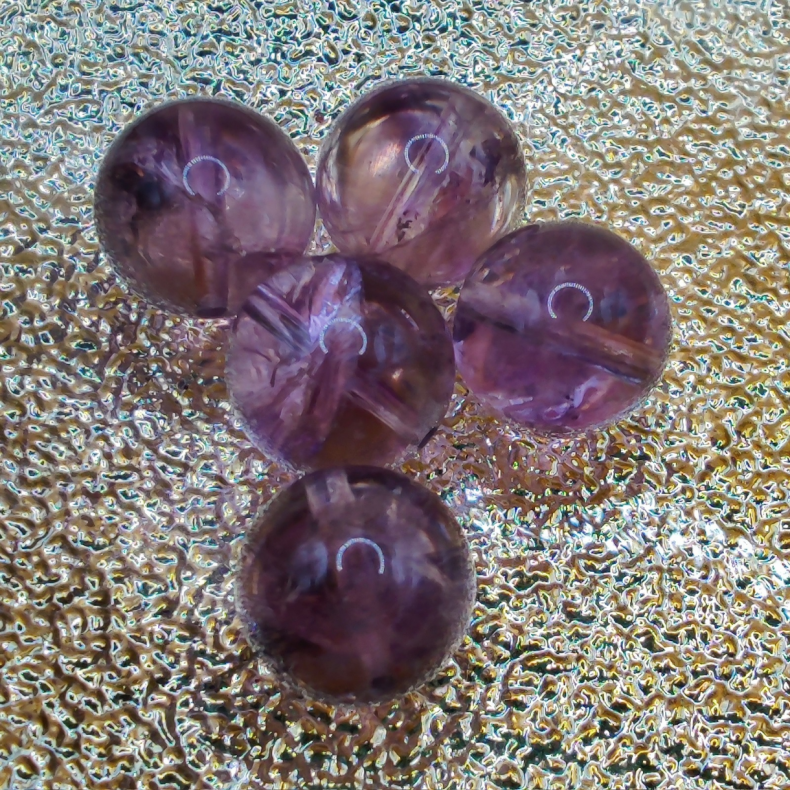 Chakra Harmoni Kollektion, Ametyst Gem Perle