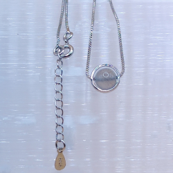 Slvkde med Labradorit kugle