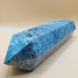 Stort Pink Moss Agat Trn