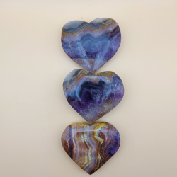 Ametyst Agat Hjerte