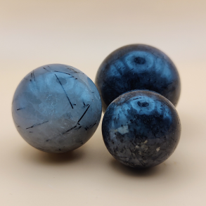 Sort Rutil Kvarts Kugler