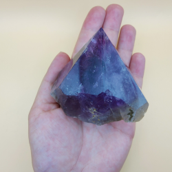 Halvpoleret Ametyst Spidser  