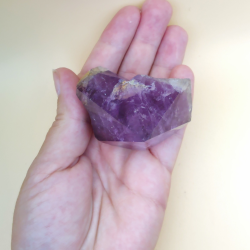 Halvpoleret Ametyst Spidser  