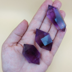 Ametyst Dobbelt Termineret Spids 