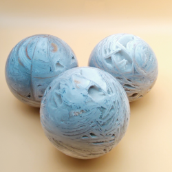 Hvid Mexico Bnd Agat Kugle