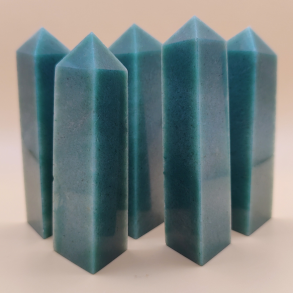 Grn Aventurin Trekant Trn