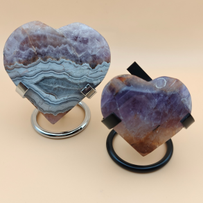 Holder til Hjerte og Palm, i Guld, Slv og Sort