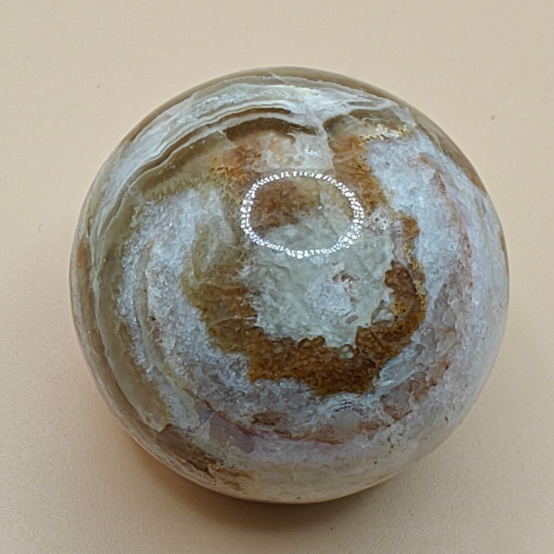 Pink Aragonit Kugle